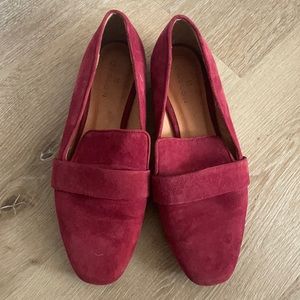 Wine red/ maroon Flats